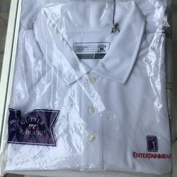 NWT Men’s XL “PGA Entertainment” Cutter & Buck Polo Golf Shirt - Compare @$70+