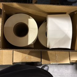 4x6.5 Thermal Transfer White Labels