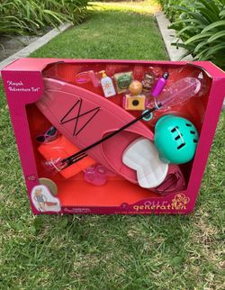 Our Generation Kayak Adventure Sports Accessory Set 