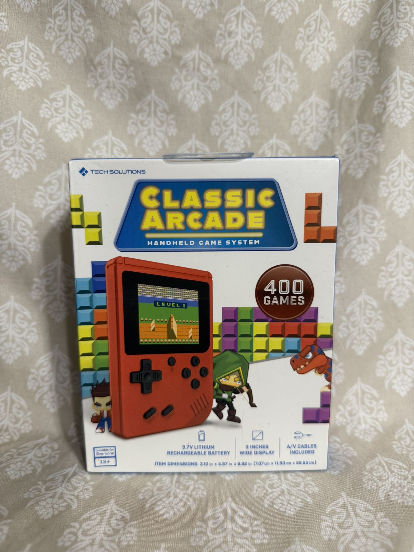 Tech Solution Classic Arcade Handheld Game