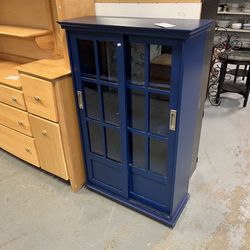 Blue Cabinet Bookcase (in Store)