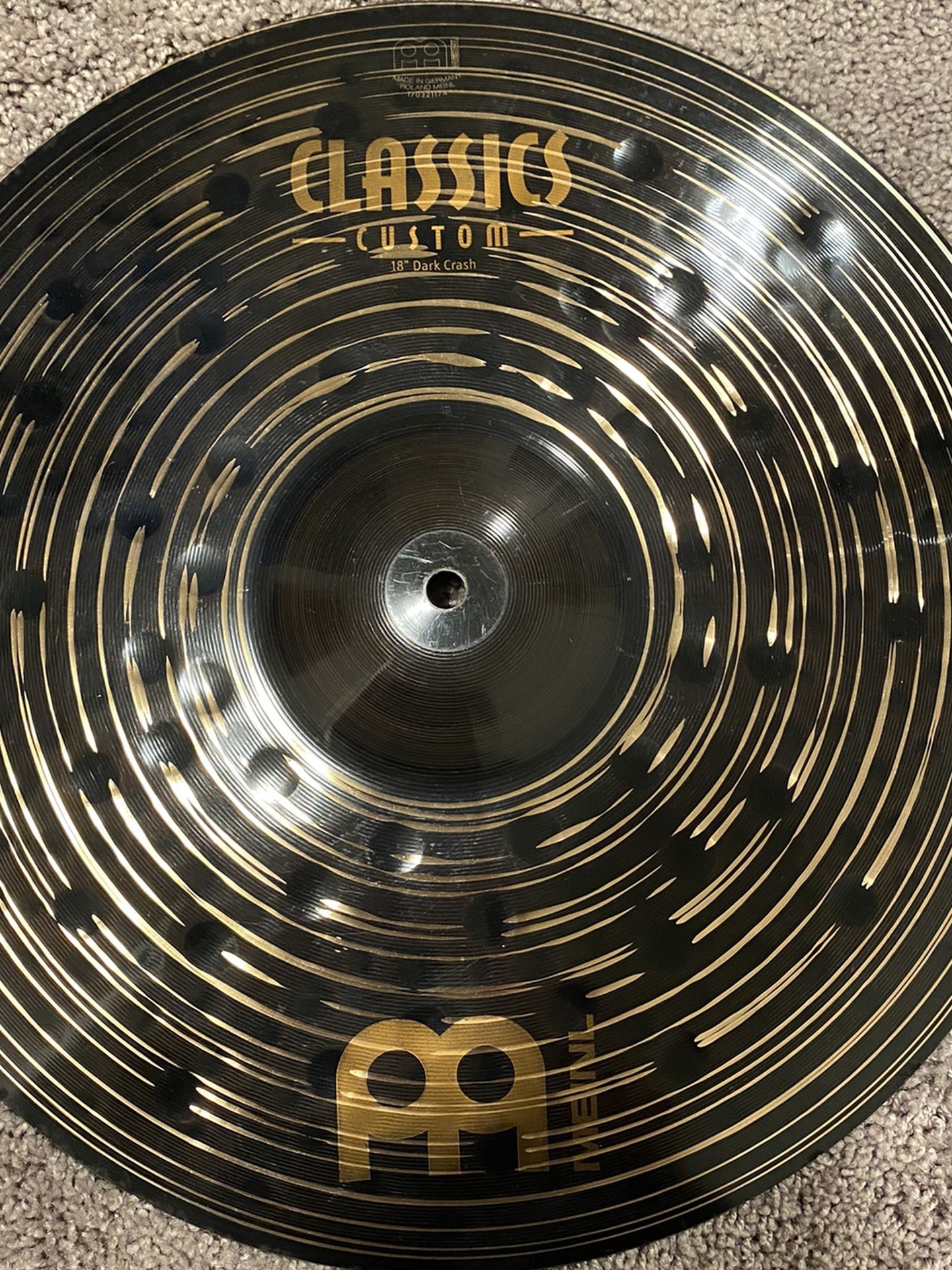 Meinl Classics Custom Dark Crash Cymbal 18”