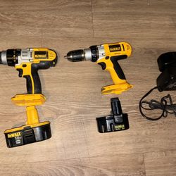 Dewalt drills With Batteries! And Charger 