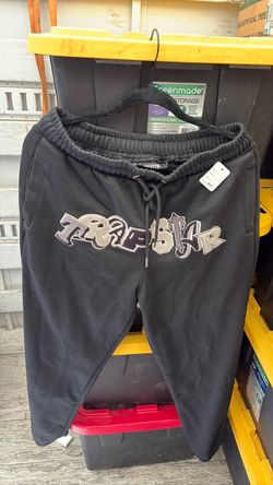 Trapstar Black Graphic Sweatpants