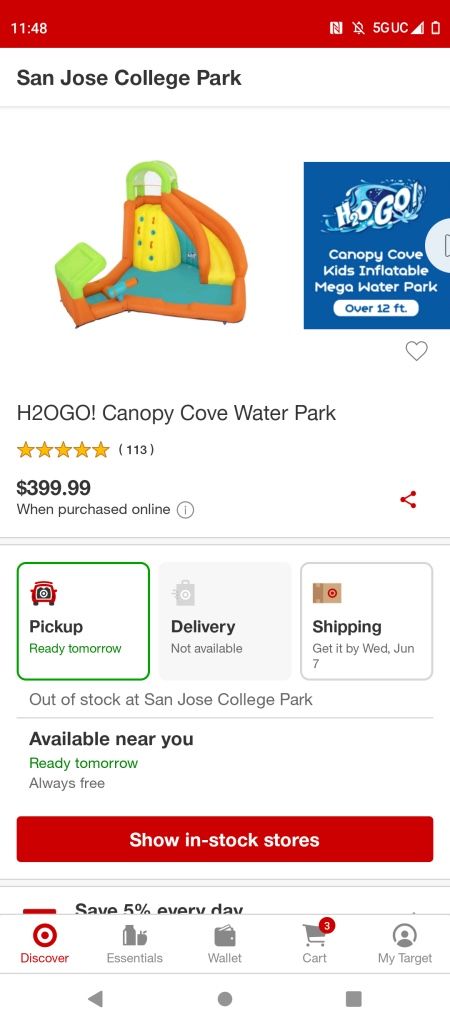 Canopy Mini Inflatable Water Park