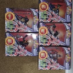 Vintage 1990s Power Rangers most have never been opened.