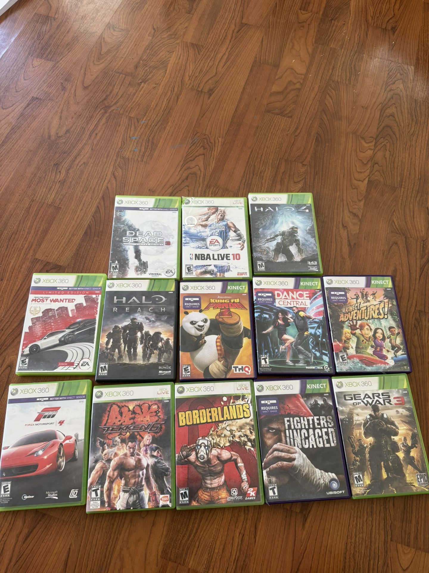 Xbox 360 Games ($10 Each or $80 for all)