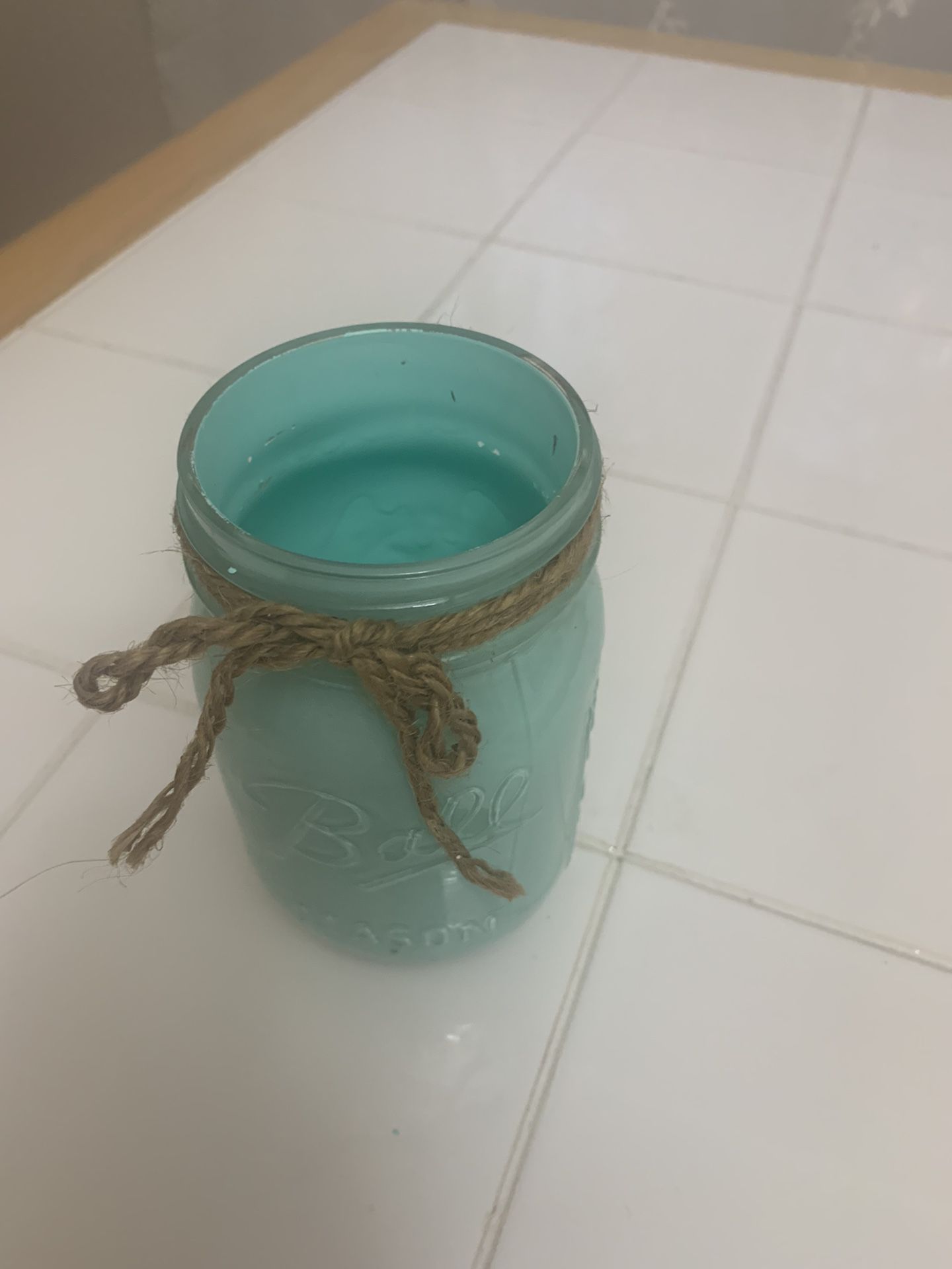 Aqua Colored Canning Jars