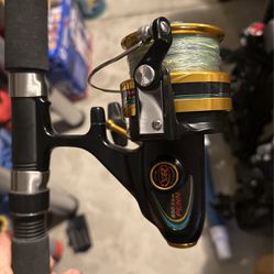 Penn Spinfisher With Seeker Fishing Rod