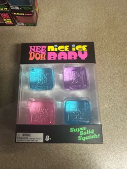 Needoh Nice ice baby 4 pack $20 new unopened