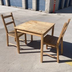 Study Table & 2 Chairs Standard 25” X 25.5”