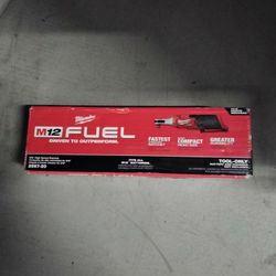 Milwaukee M12 Fuel Racher 3/8 Tool Only New 