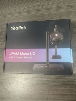 New Yealink WH62 Mono DECT Wireless Headset