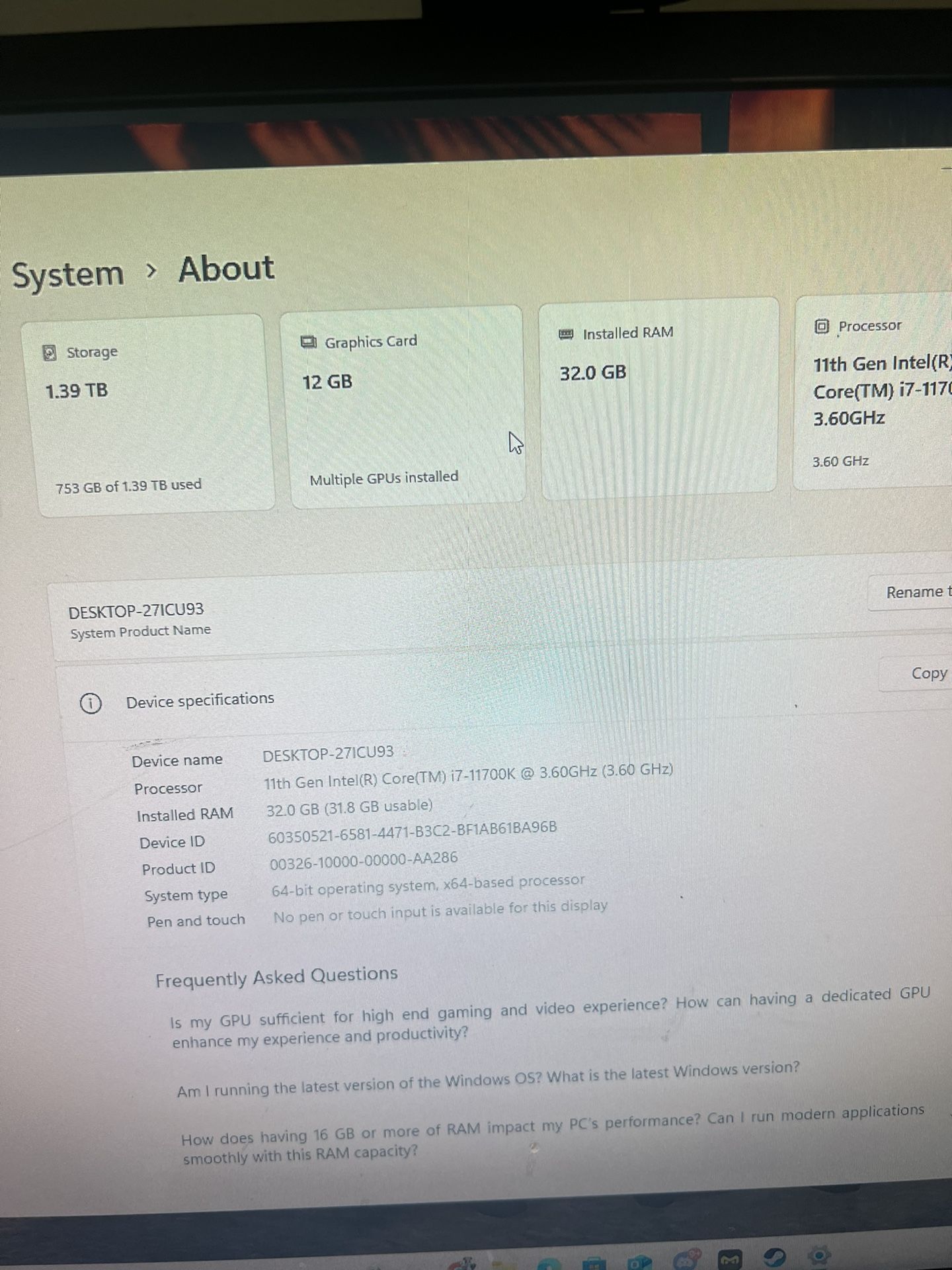 Gaming Pc