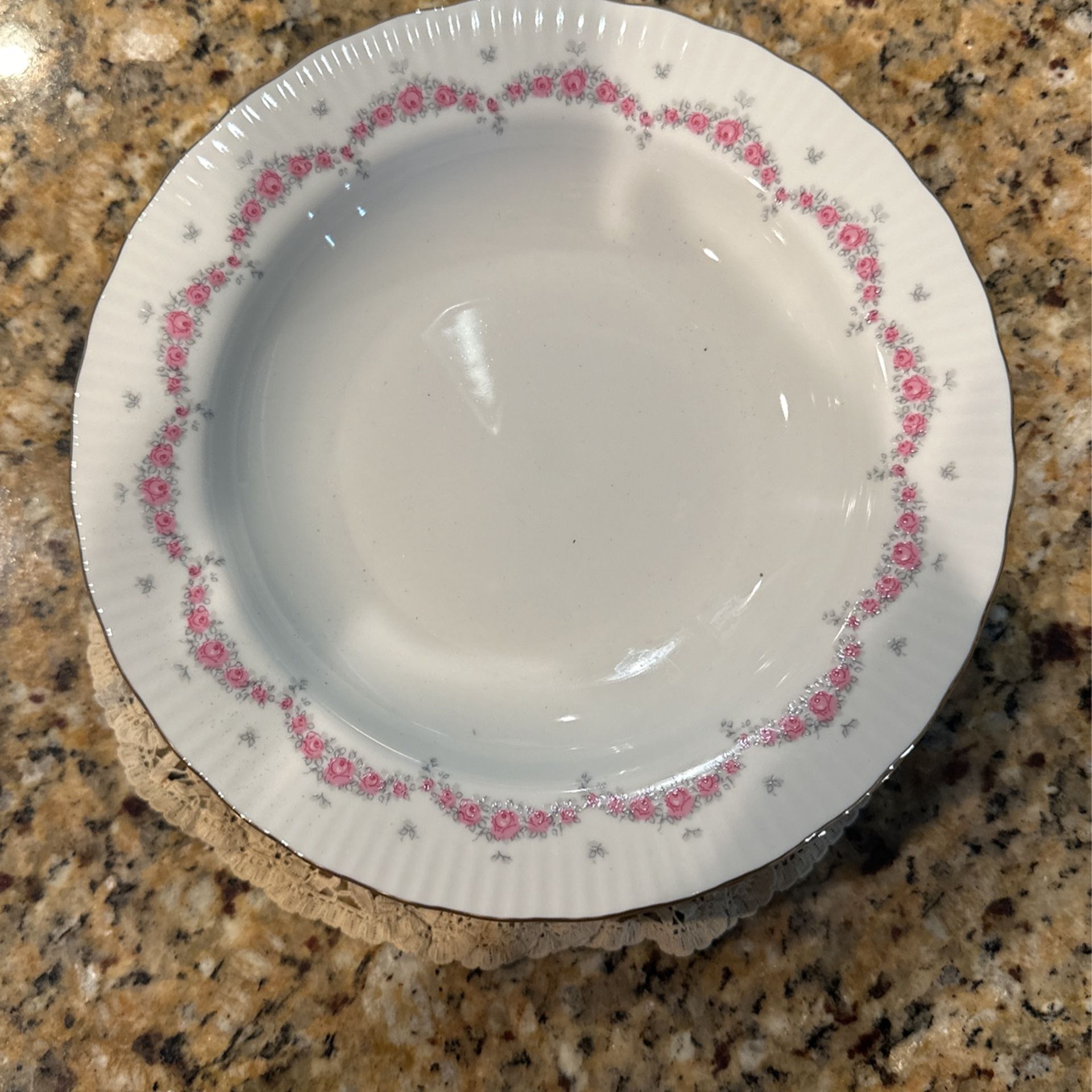 (4) Porcelain Soup Plates - Made In Germany