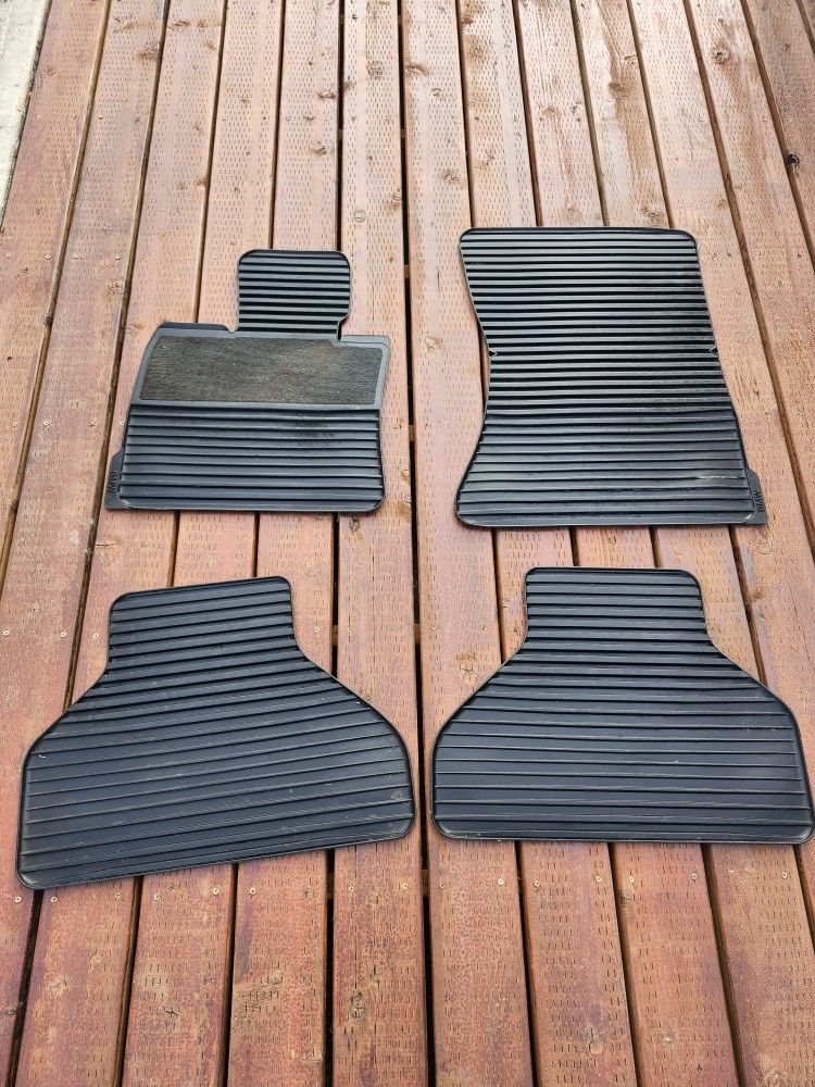 Bmw X5 E70 Rubber Floor Mats OEM