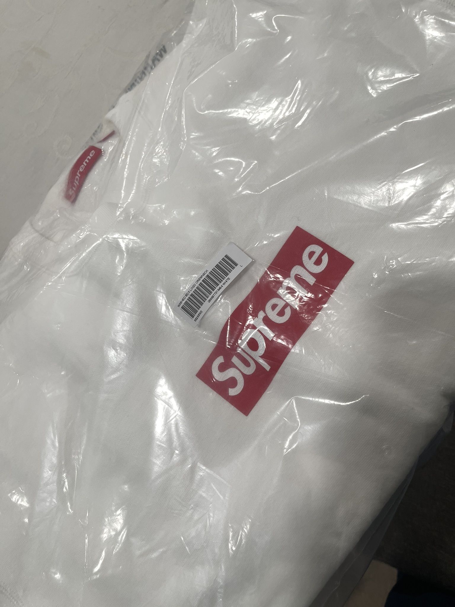 Supreme Box Logo - Washed Crewneck