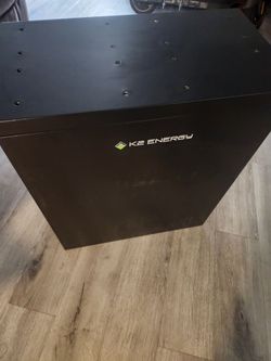 Metal box for storing batteries in solar panels