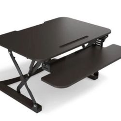 NXT Technologies™ 35" Adjustable Desk Riser, Black (NX50710)