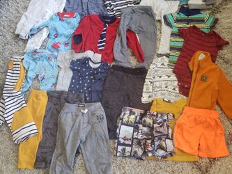 Baby Boy Clothing Lot Size 12 -18 Months