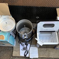 Emerson portable icemaker on West Bend coffee Urn