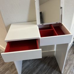 BRIMNES Dressing table Vanity white, 27 1/2x16 1/2 "