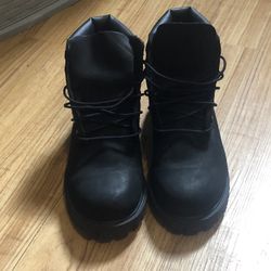 Black Timberland Boots Size 5