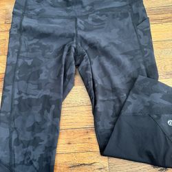 Camo Print Lululemon Leggings 