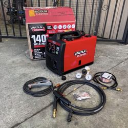 Lincoln Electric Weld-Pak 140 Amp MIG and Flux-Core Wire Feed Welder, 115V, Aluminum Welder