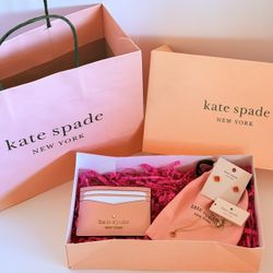 Kate Spade Jewelry Set and Card Wallet