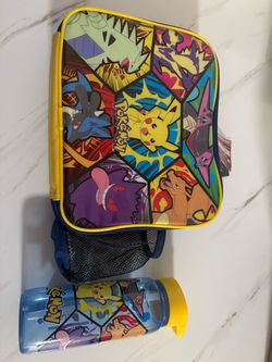 Pokemon Lunch Bag / bottle