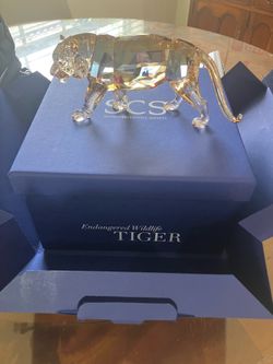 Swarovski crystal 2010 endangered wildlife Tiger