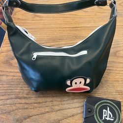 Brand New Rare Paul Frank Forest Green Purse 