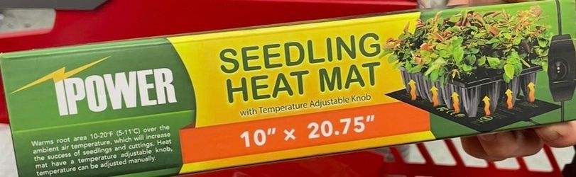 Heating seeding mat