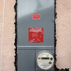 NEW 200 AMP SQUARE D PANEL