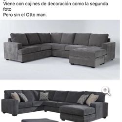 3 piece sectional With Chaise 