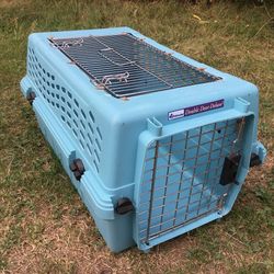 Petmate Double Door Deluxe Medium Cat Small Dog Kennel Crate Carrier