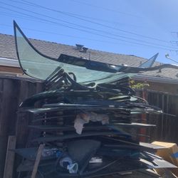 Old Corvette Back Glass