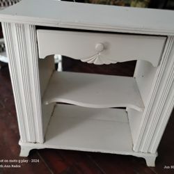 Small White Antique Table