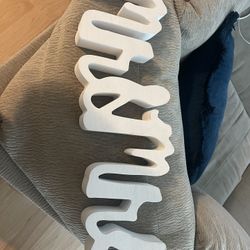 Mr & Mrs Sign For Wedding 