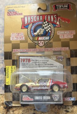 Vintage 1978 Racing Champions NASCAR 50th Anniversary Gold Series Diecast Car