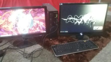 Dual core 500gb 6 gb ram dual monitor
