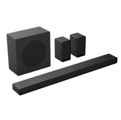 Hisense Black Wireless Surround Sound System with Soundbar, Subwoofer and Rear Speakers