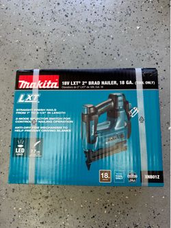 Makita XNB01Z 18V LXT Lithium-Ion Cordless 2" Brad Nailer