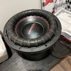 American Bass 10in Subwoofer And Amp