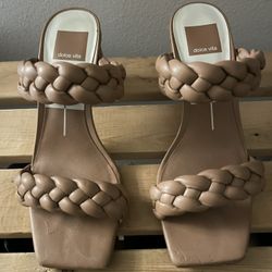Dolce Vita Sz 7 Paily Pearl Braided Sandals EUC