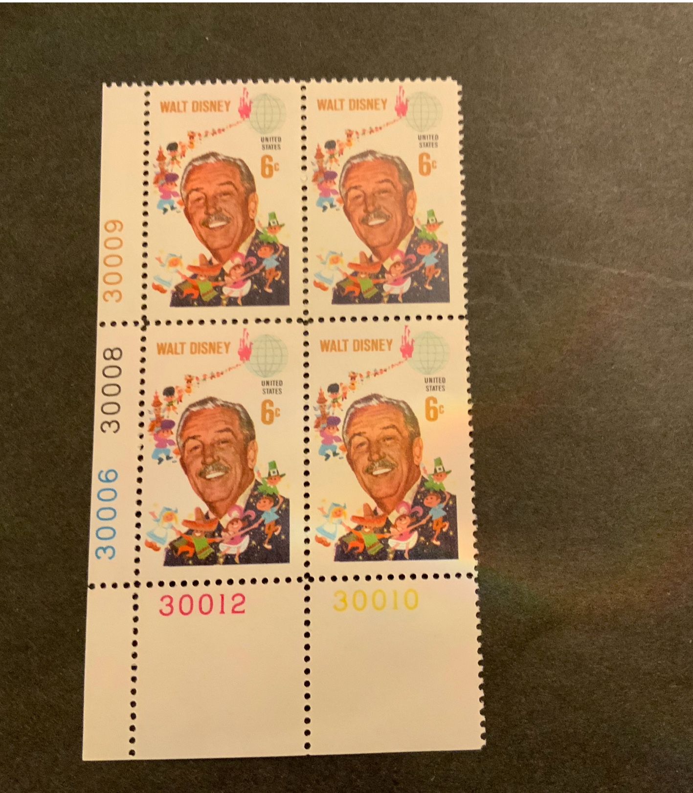 Walt Disney 6 cents Stamps 
