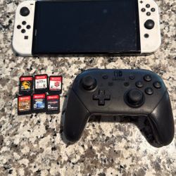 Nintendo Switch Con Juegos Y Un Control