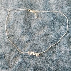 Silver Trust Necklace