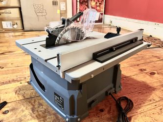 MASTER MECHANIC M1H-ZP3A-254-1 10” Table Saw with Stand – Open Box, Never Used